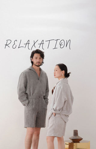 [CULTUM] Linen Drawstring Shorts