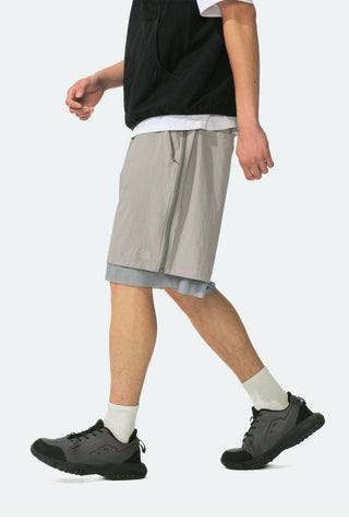 [Monterest] Double Layer Side Zip Outdoor Shorts