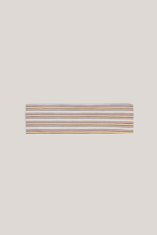 Modal Ribbed Headband in Pink & Yellow Stripe