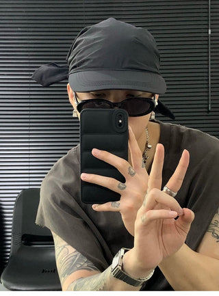 turban peaked cap