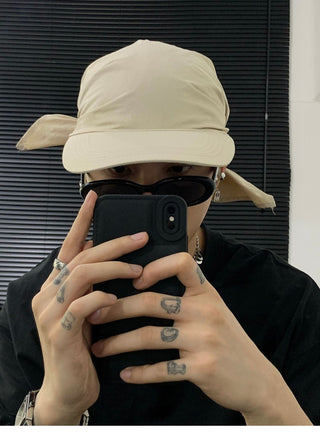 turban peaked cap