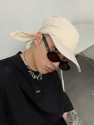 turban peaked cap
