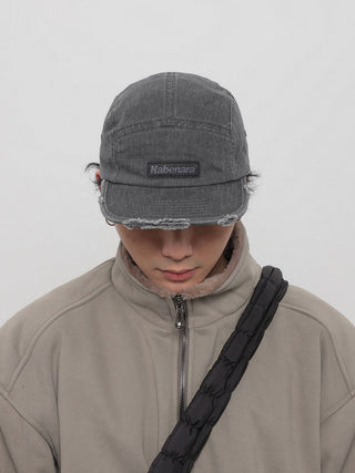washed baseball cap