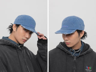 washed baseball cap