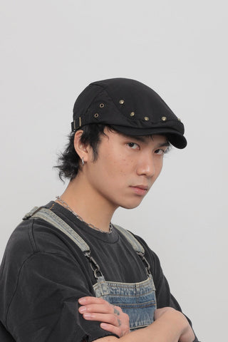 rivet newsboy cap