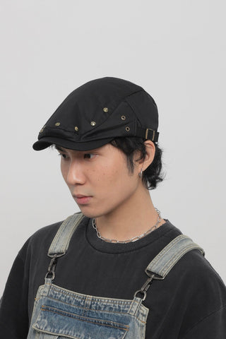 rivet newsboy cap