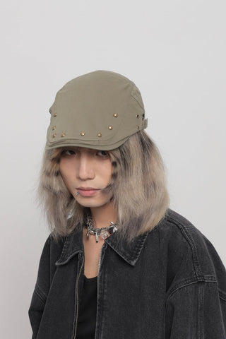 rivet newsboy cap