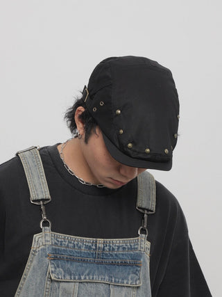 rivet newsboy cap
