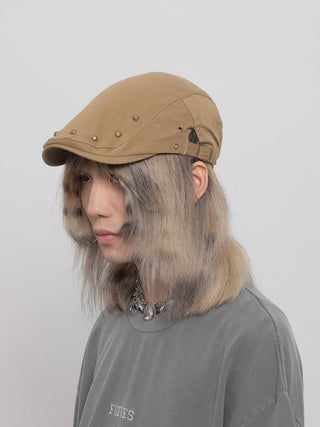 rivet newsboy cap