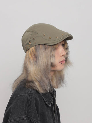 rivet newsboy cap