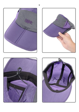 foldable baseball cap