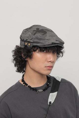 camouflage newsboy cap