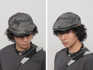 camouflage newsboy cap