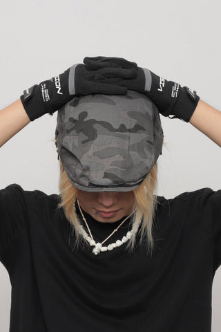 camouflage newsboy cap