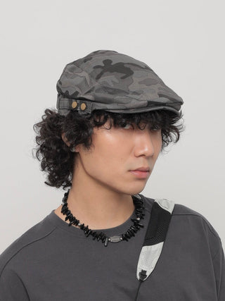 camouflage newsboy cap