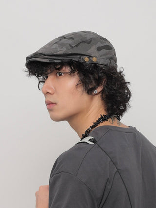 camouflage newsboy cap