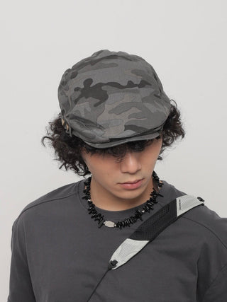 camouflage newsboy cap