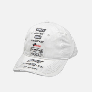 distressed embroidery cap