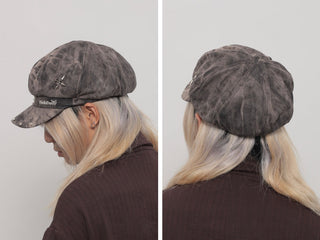 tie-dyed beret