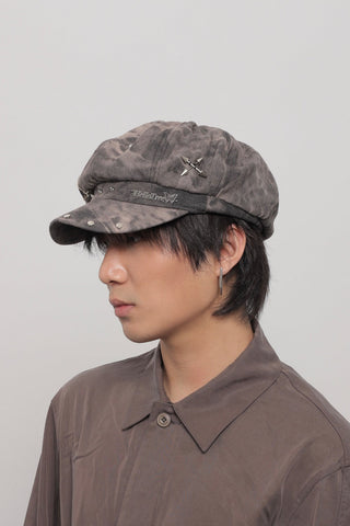 tie-dyed beret