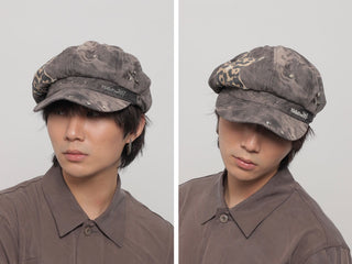 tie-dyed beret