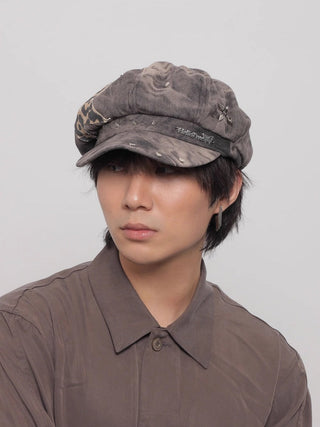 tie-dyed beret