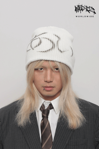 japanese knitted beanie
