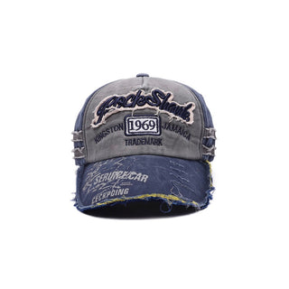 vintage denim cap
