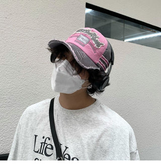 vintage denim cap