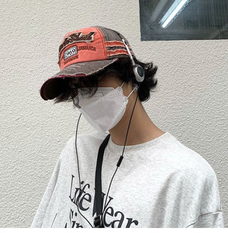 vintage denim cap