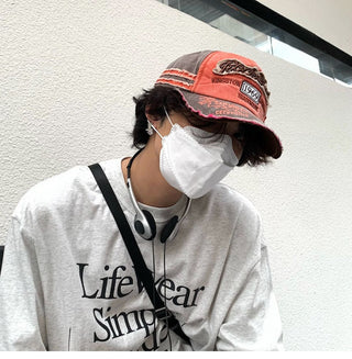 vintage denim cap