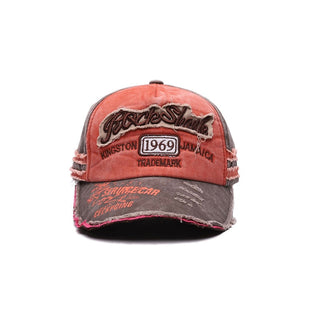 vintage denim cap