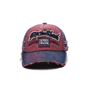 vintage denim cap