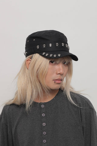 skull rivet cap