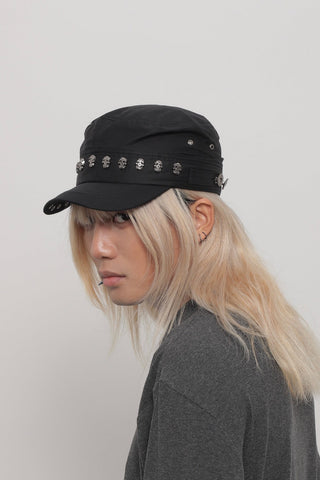 skull rivet cap