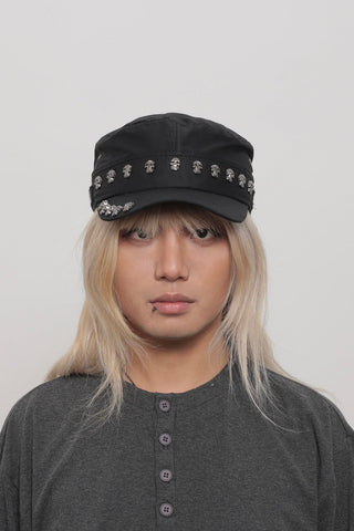 skull rivet cap