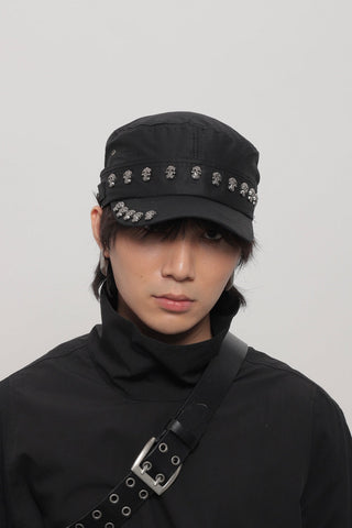 skull rivet cap