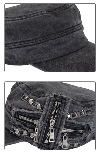 metal zipper cap