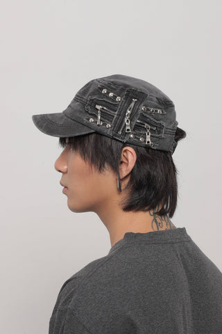 metal zipper cap