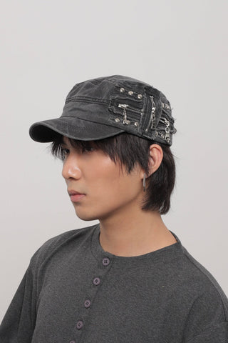 metal zipper cap