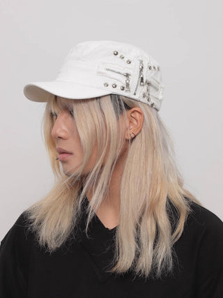 metal zipper cap