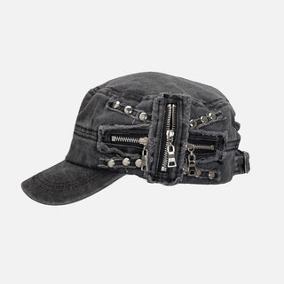 metal zipper cap