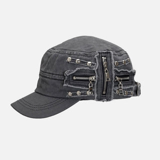 metal zipper cap