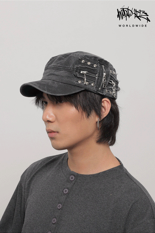 metal zipper cap