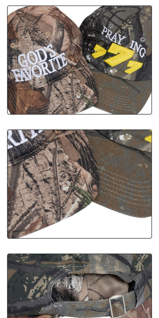 camouflage peaked cap