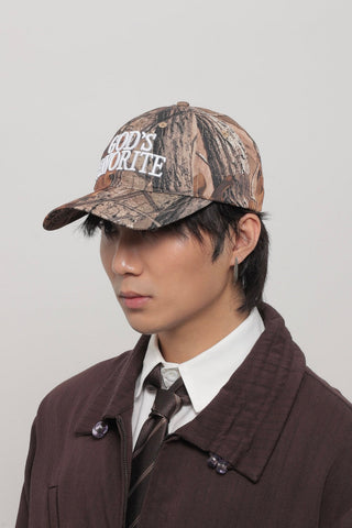 camouflage peaked cap