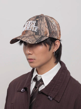 camouflage peaked cap