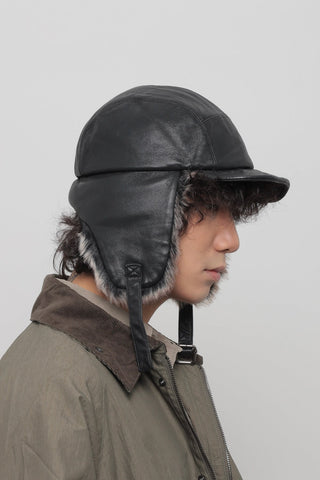pu plush ushanka
