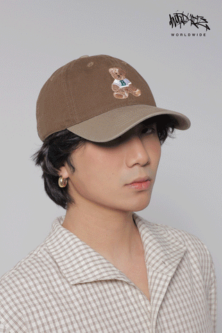 cartoon bear cap