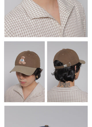 cartoon bear cap